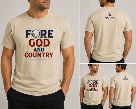 FORE GOD AND COUNTRY T-SHIRT